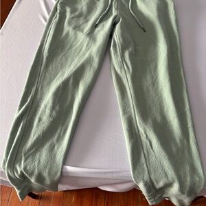 GAIAM Sage Green Sweat Pants and Sweatshirt Set